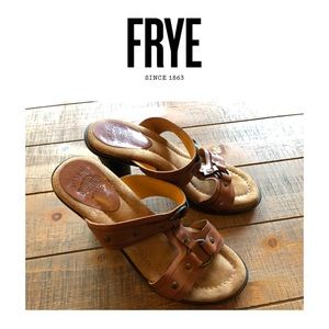 NEW!!! John A Frye Elvira Open Toe Heel Sandal